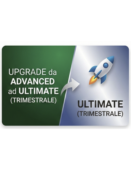 Upgrade da Advanced  ad Ultimate (TRIMESTRALE)