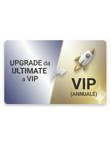 Upgrade da Ultimate a VIP (ANNUALE)