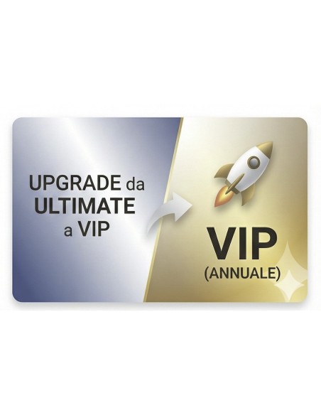 Upgrade da Ultimate a VIP (ANNUALE) - PROMO